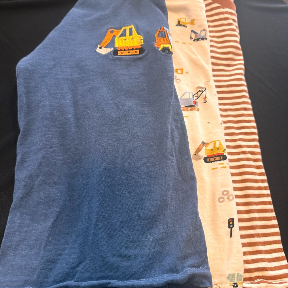 Next Kids Long Sleeve Tee - Blue and Brown